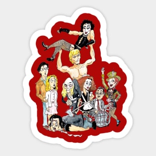 Rocky Horror picture Show - cartoon style Sticker